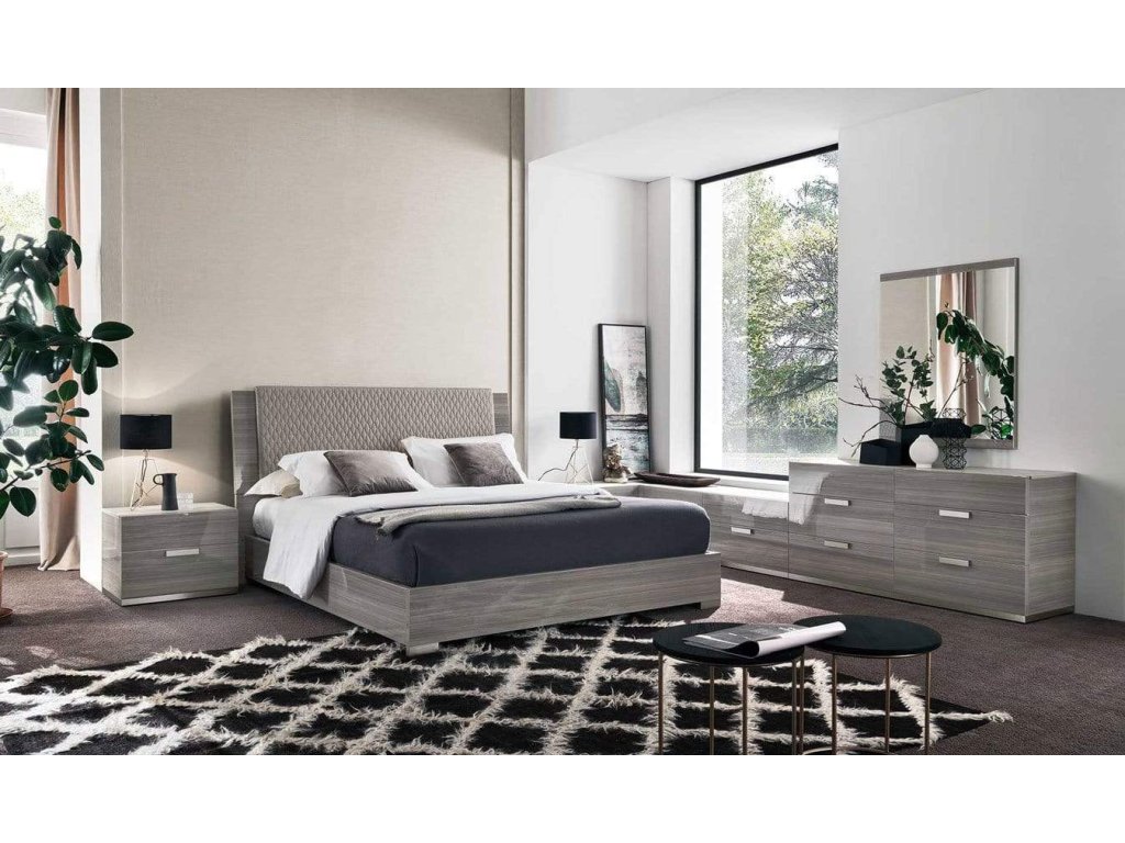Iris Platform Bed w/ Upholstered Headboard - image 10