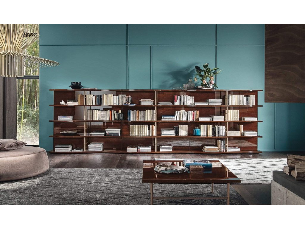 Bellagio Bookcase Coffee Walnut - image 2