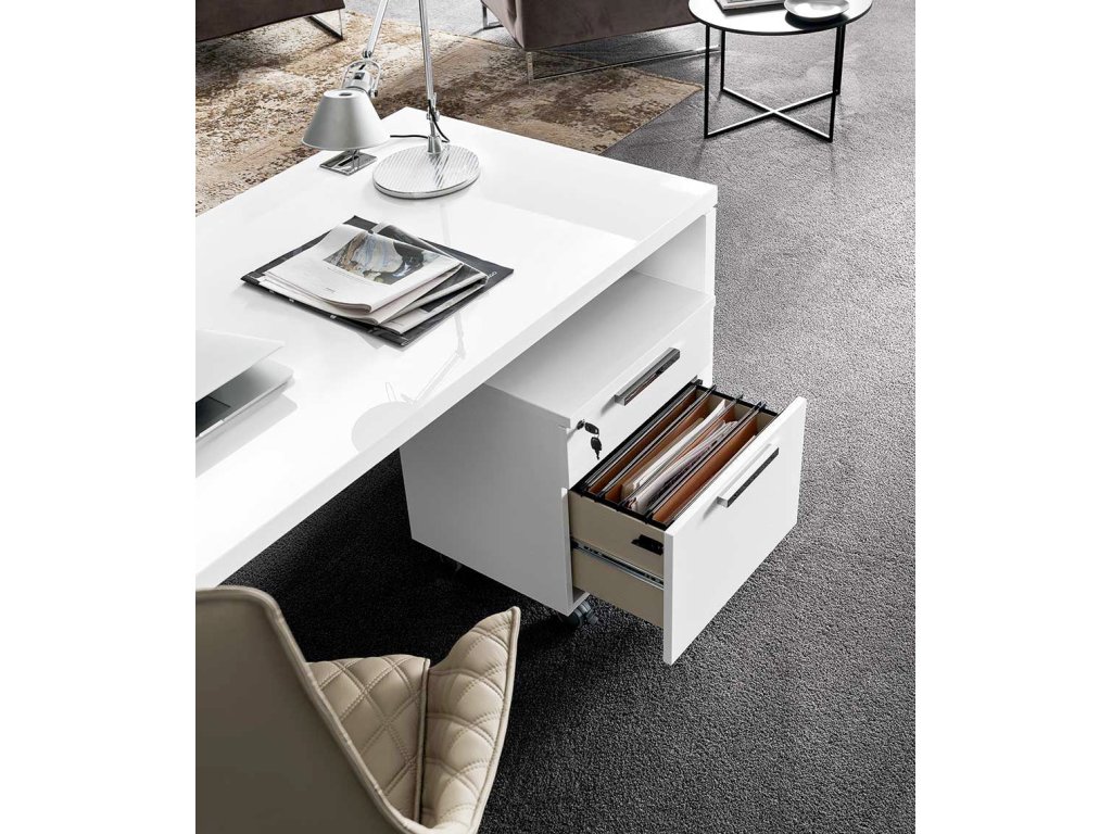 Sedona 2-Drawer File Pedestal on Wheels - image 1