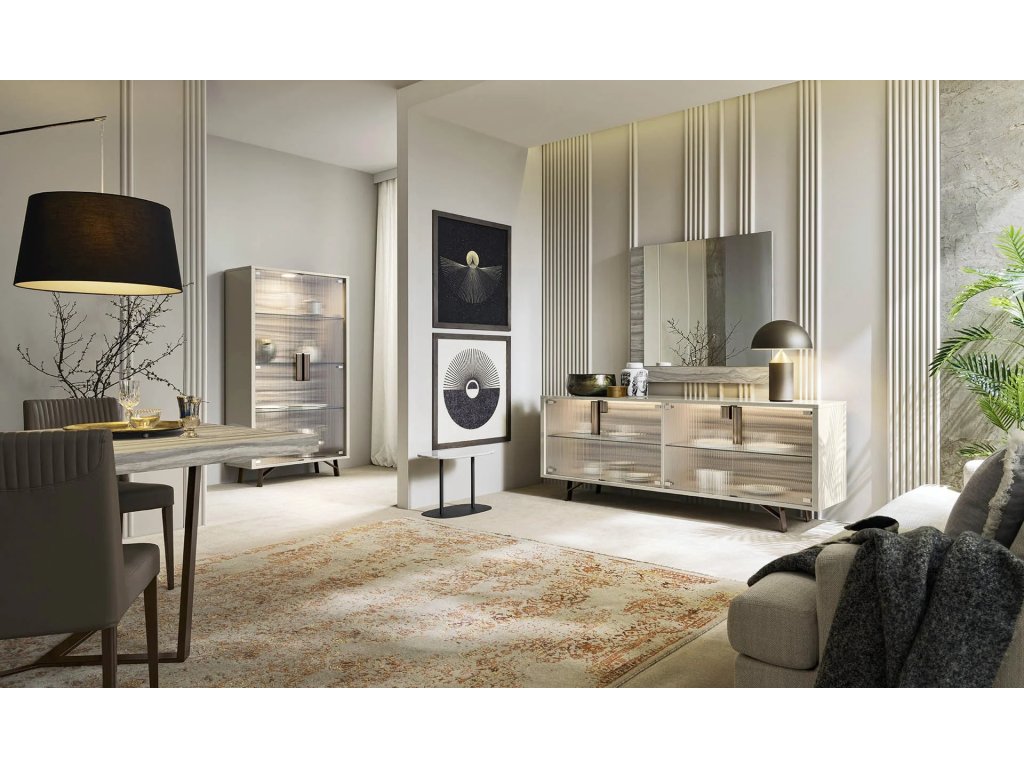 Jupiter 4 Glass Door Buffet - 82" - image 1