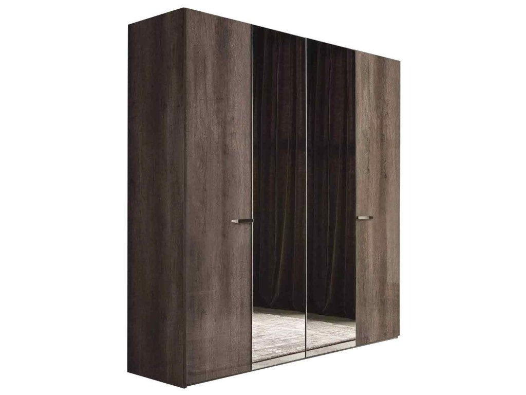 Matera Wardrobe in Surfaced Oak Finish  - main image