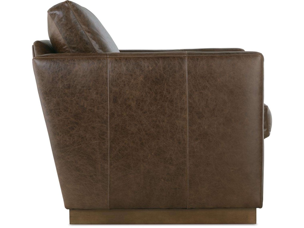 Rowe Allie Leather Swivel Chair, alternate view 1