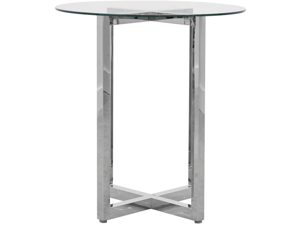 Amalfi 32 inch Round Glass Top Bar Table - image 3