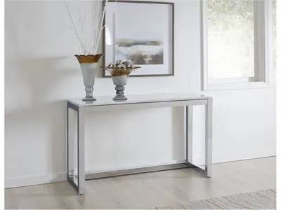 Amalfi Carrara Marble Top Sideboard