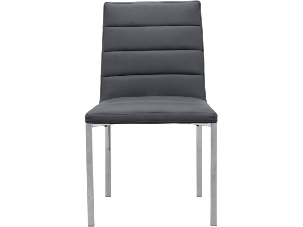 Amalfi Metal Back Chair in Cobalt Leather - image 1