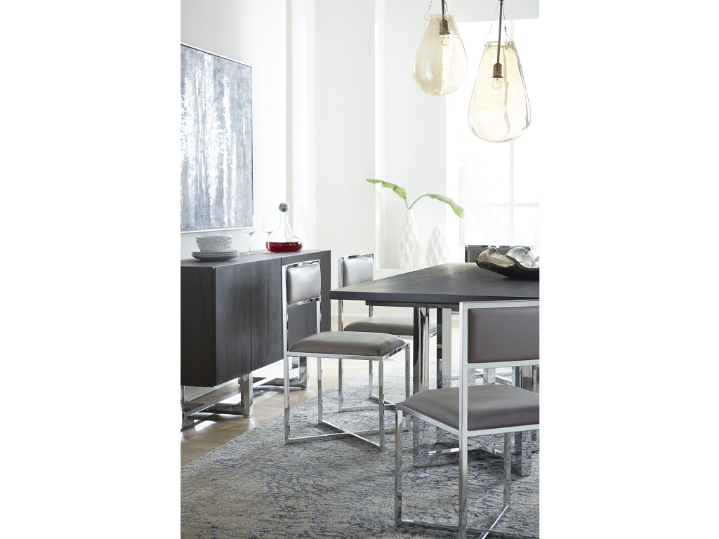Amalfi X-Base Chair in Cobalt Leather - image 1