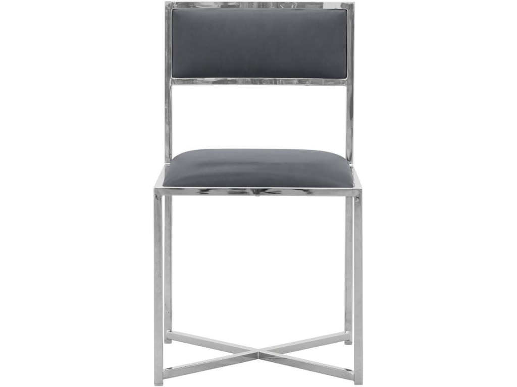 Amalfi X-Base Chair in Cobalt Leather - image 2