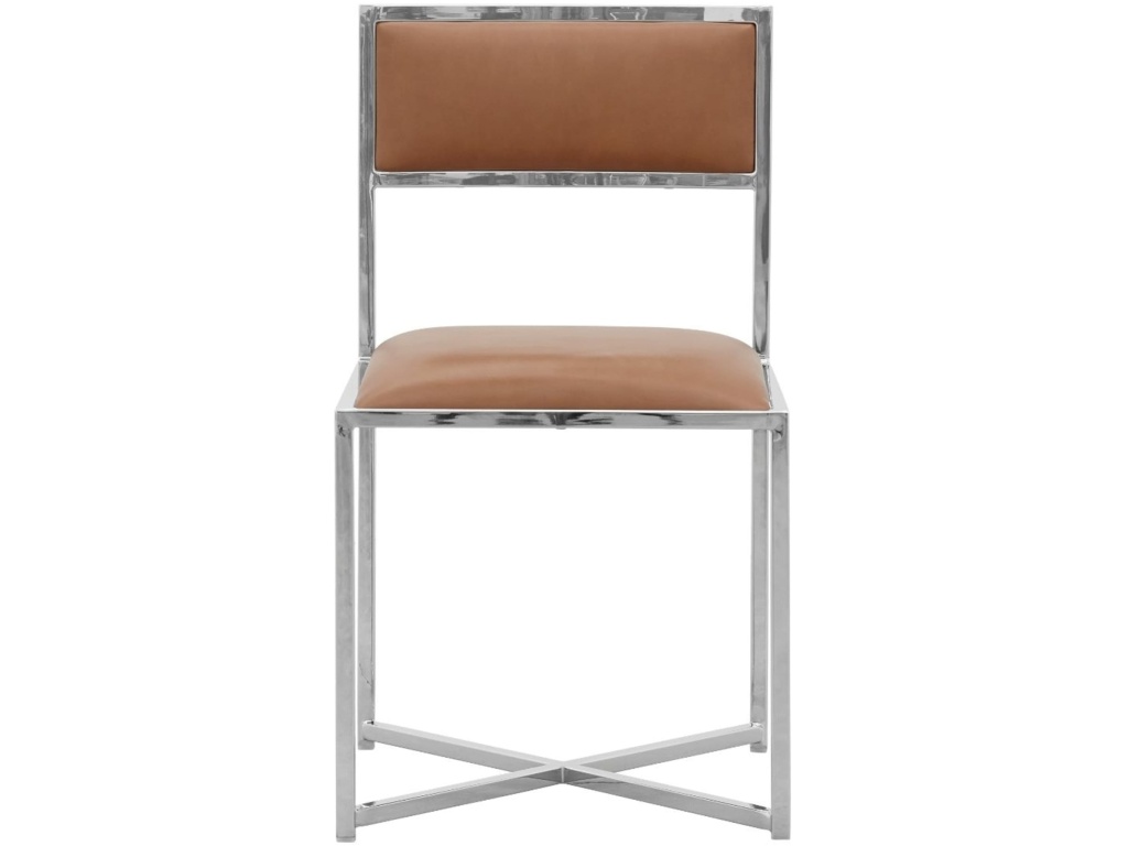 Amalfi X-Base Chair in Cognac Leather - image 1