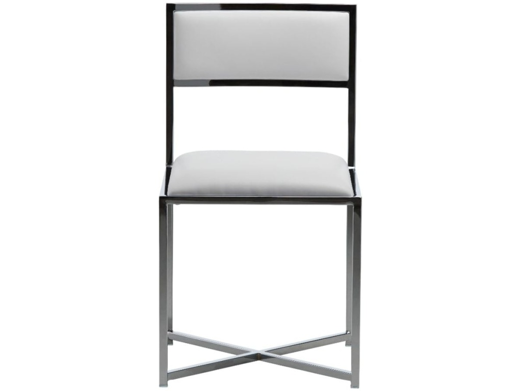 Amalfi X-Base Chair in White Leather - image 2