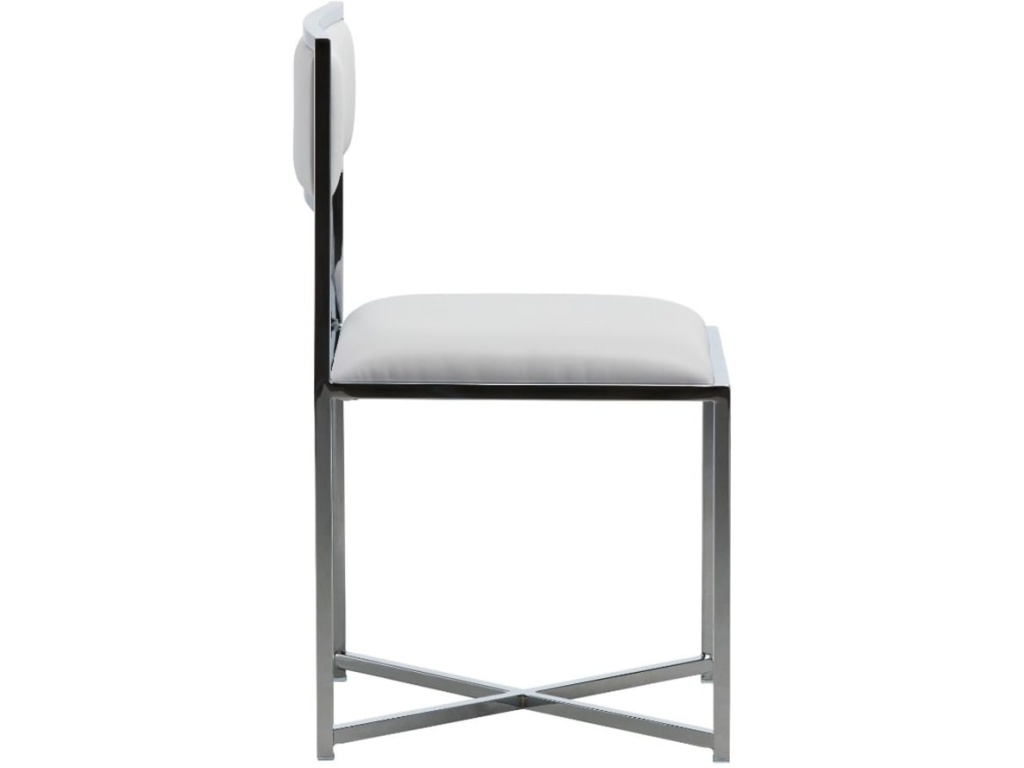 Amalfi X-Base Chair in White Leather - image 3