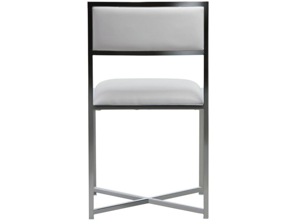 Amalfi X-Base Chair in White Leather - image 4