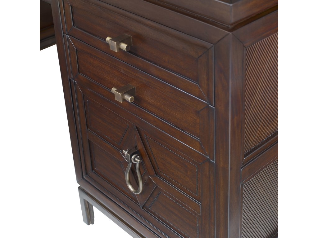 Diamond Executive Desk - Dark - image 5