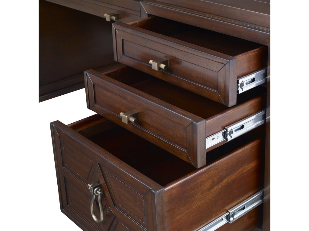 Diamond Executive Desk - Dark - image 7