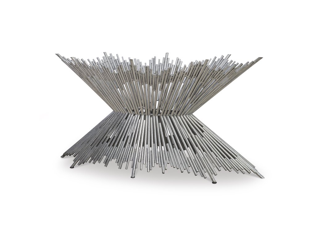 Pick Up Sticks Dining Table Base - Silve - image 2