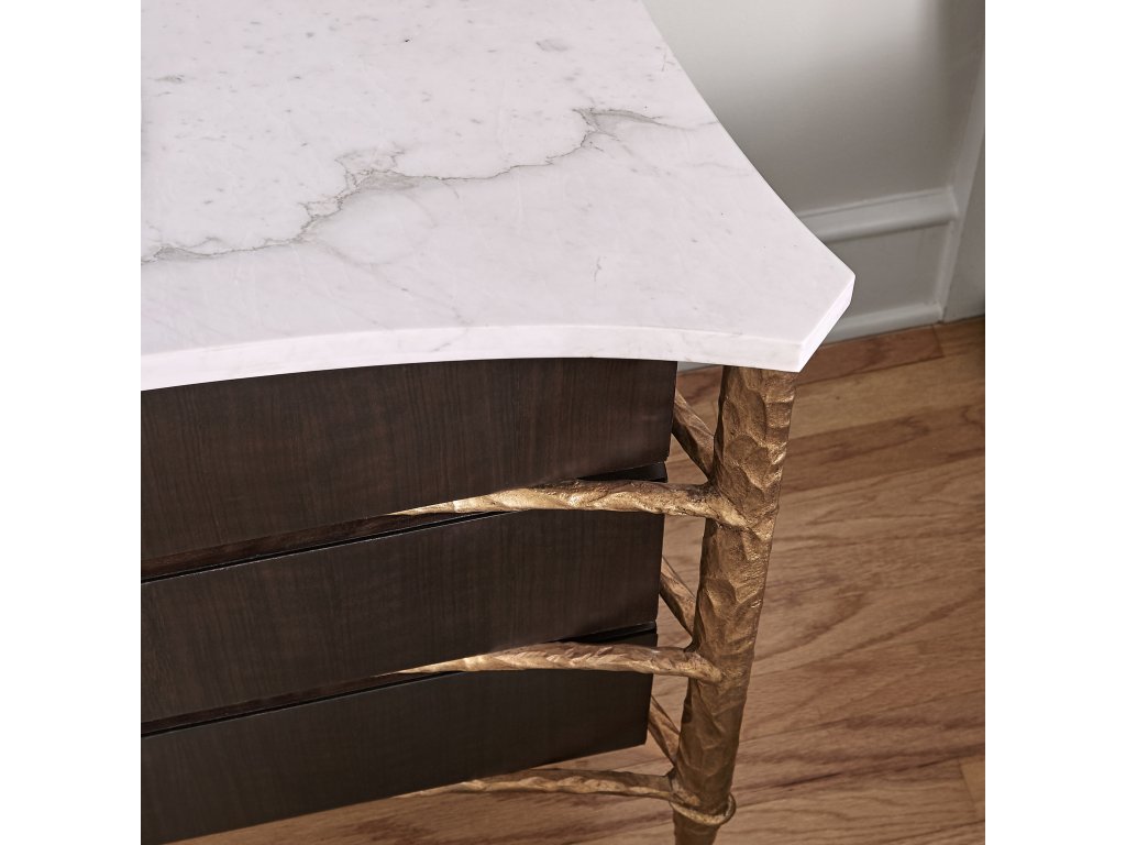 Chiseled Chest - Walnut / Gold - image 1