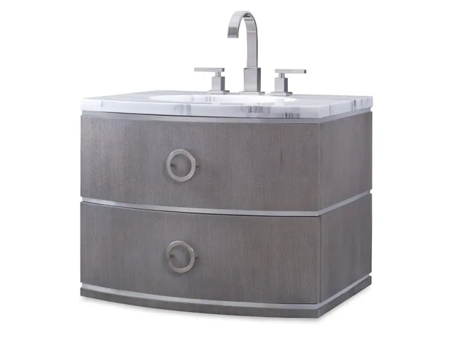 Cirque Wall Sink Chest - Grey