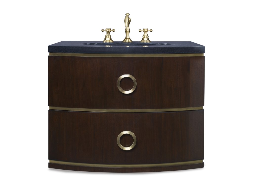 Cirque Wall Sink Chest - Dark Walnut - image 1