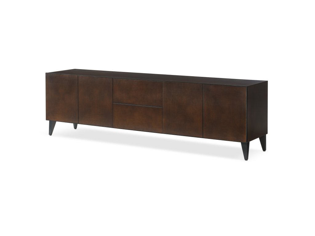 Mitered Media Cabinet - Custom - main image