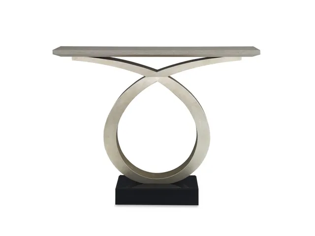 Loophole Console Table - Silver - Alternative View