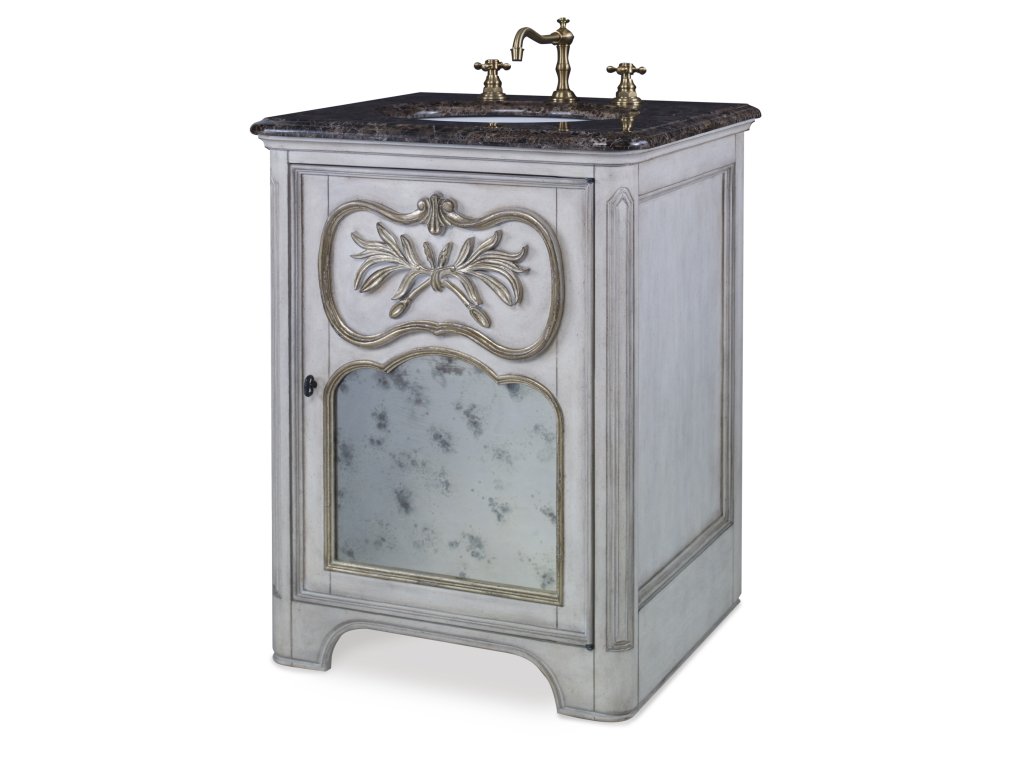 Laurel Petite Sink Chest - White - main image