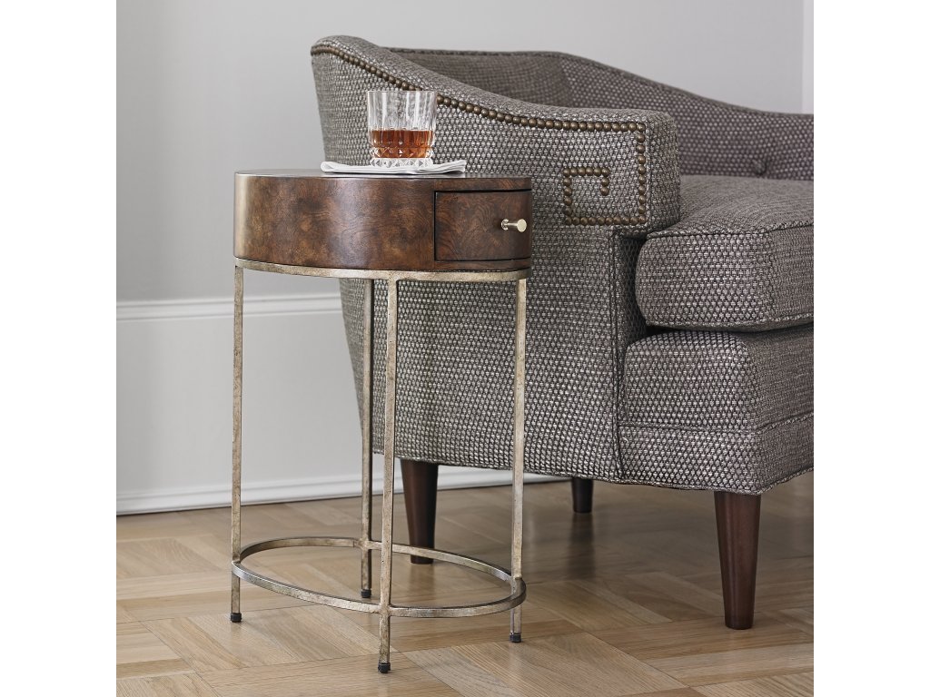 French Key Accent Table - Silver - image 1
