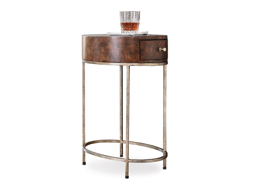 French Key Accent Table - Silver - main image