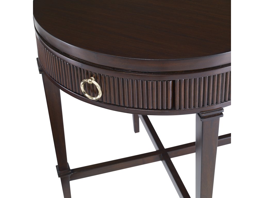 Reeded Side Table - Round - image 3