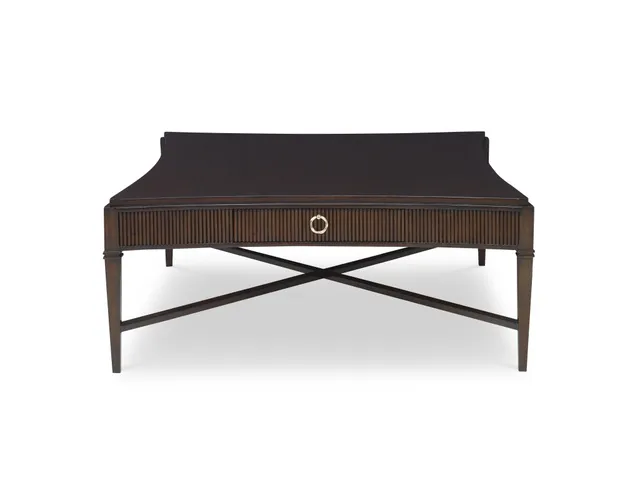 Reeded Cocktail Table