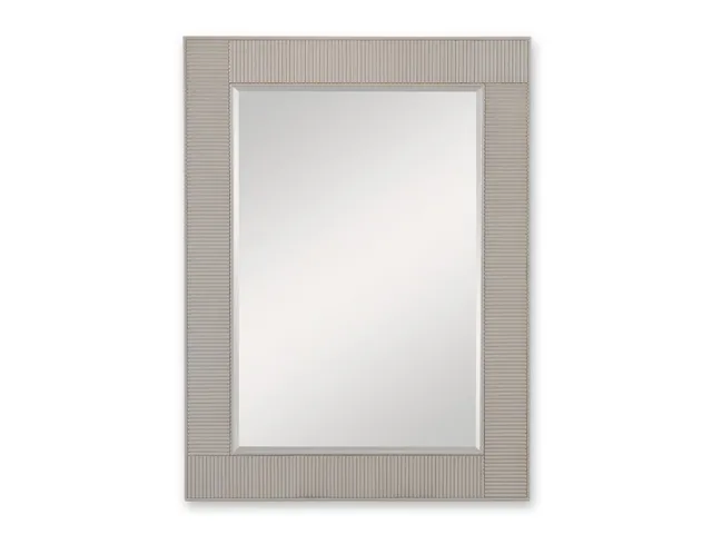 Reeded Mirror - Linen