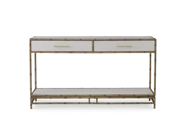 Chinoiserie Console Table - Linen