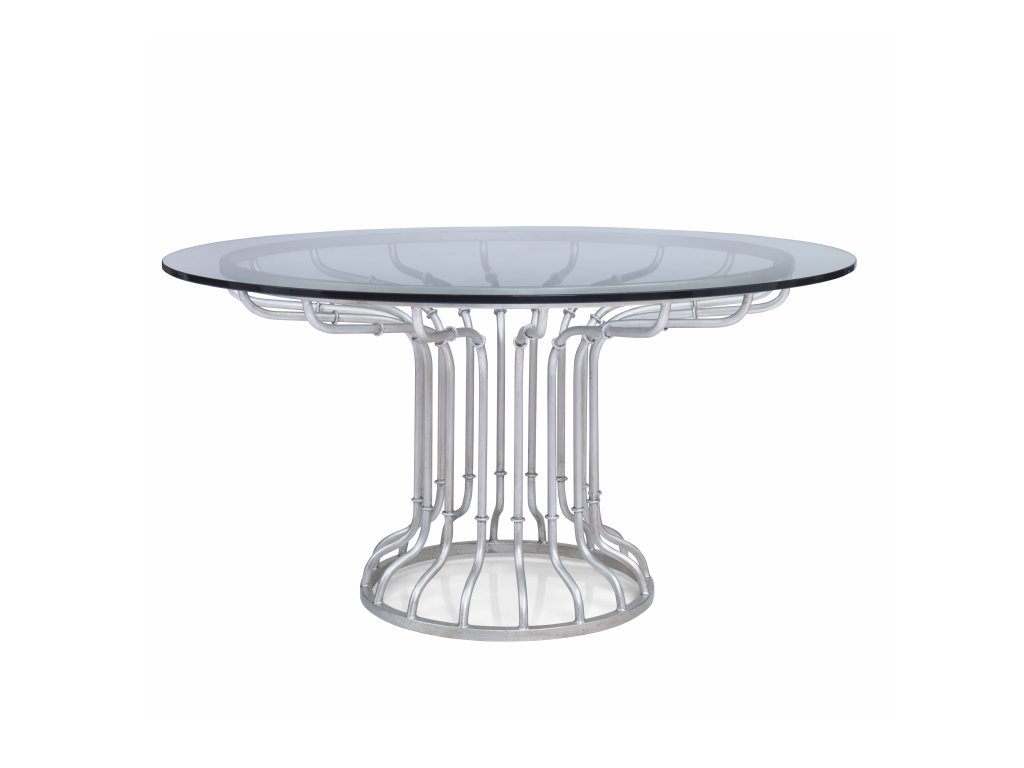 Cafe Dining Table Base - Antique Silver - main image