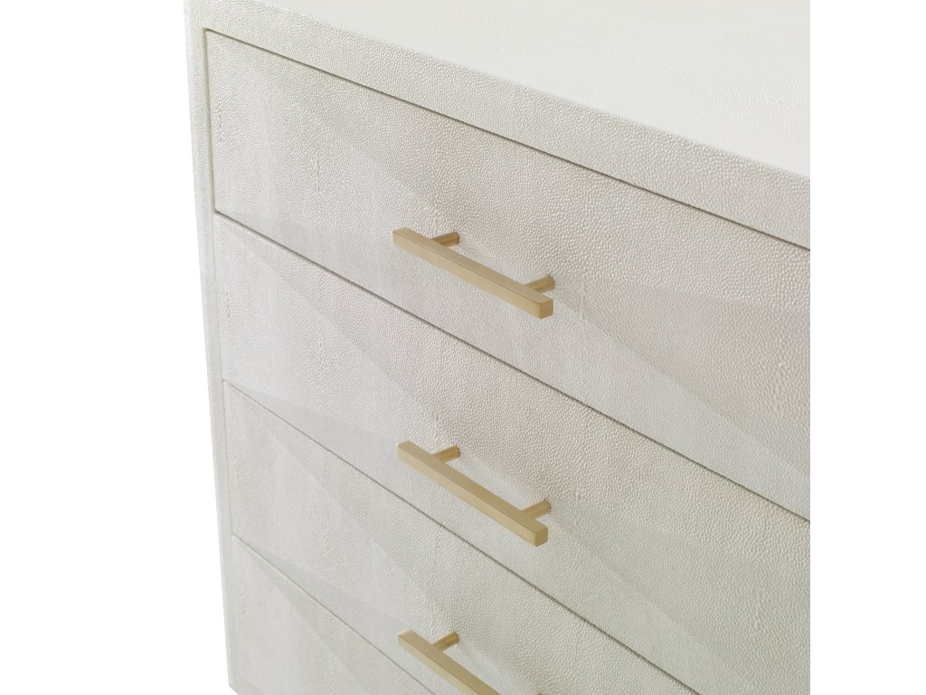 Shagreen Pyramid Chest - Linen - image 2