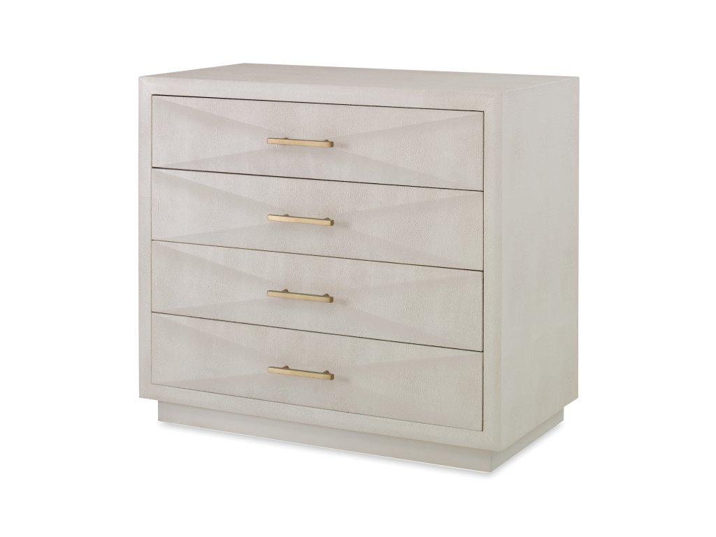 Shagreen Pyramid Chest - Linen - main image