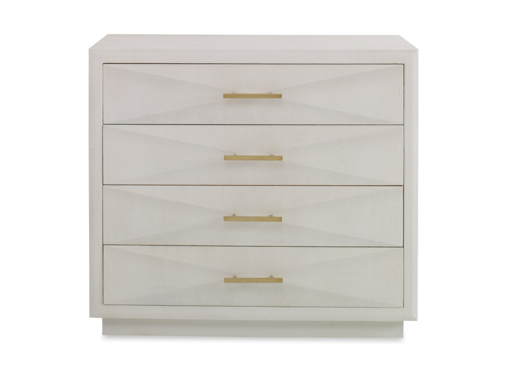 Shagreen Pyramid Chest - Linen - image 1