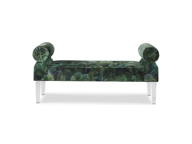 Ava Bench - Acrylic Leg - Alternative View