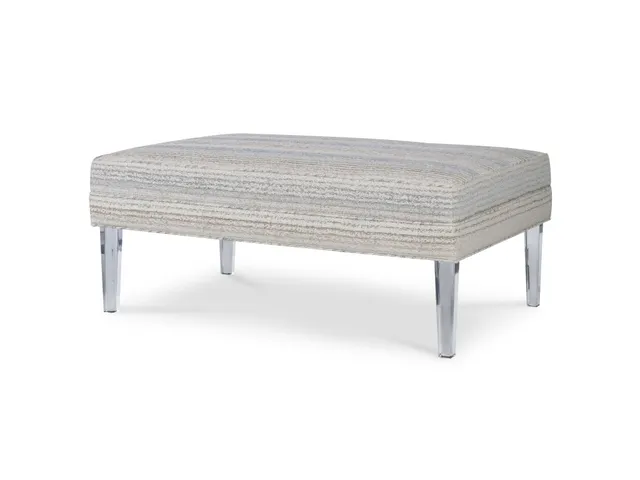 Aperitif Ottoman (Acrylic Legs)
