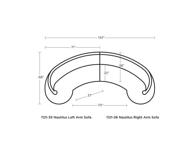 Nautilus Sectional - Alternative View