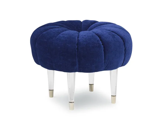 Oops A Daisy Ottoman - Acrylic Legs