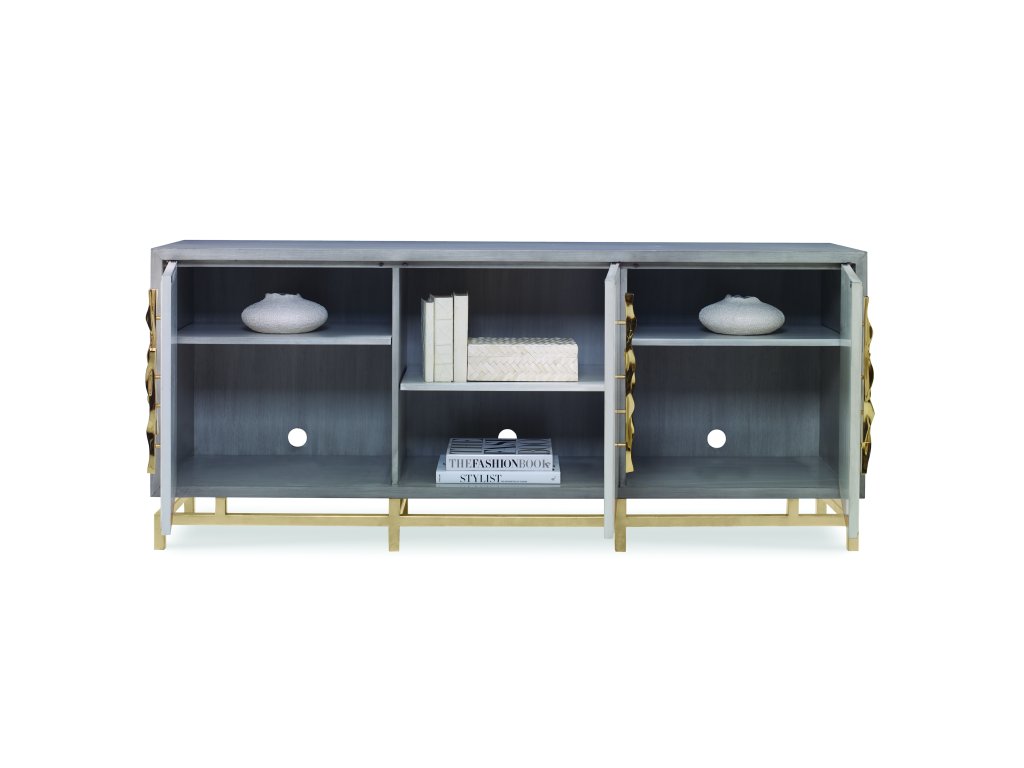 Origami Multi-Use Cabinet - Ash Grey/Lin - image 5