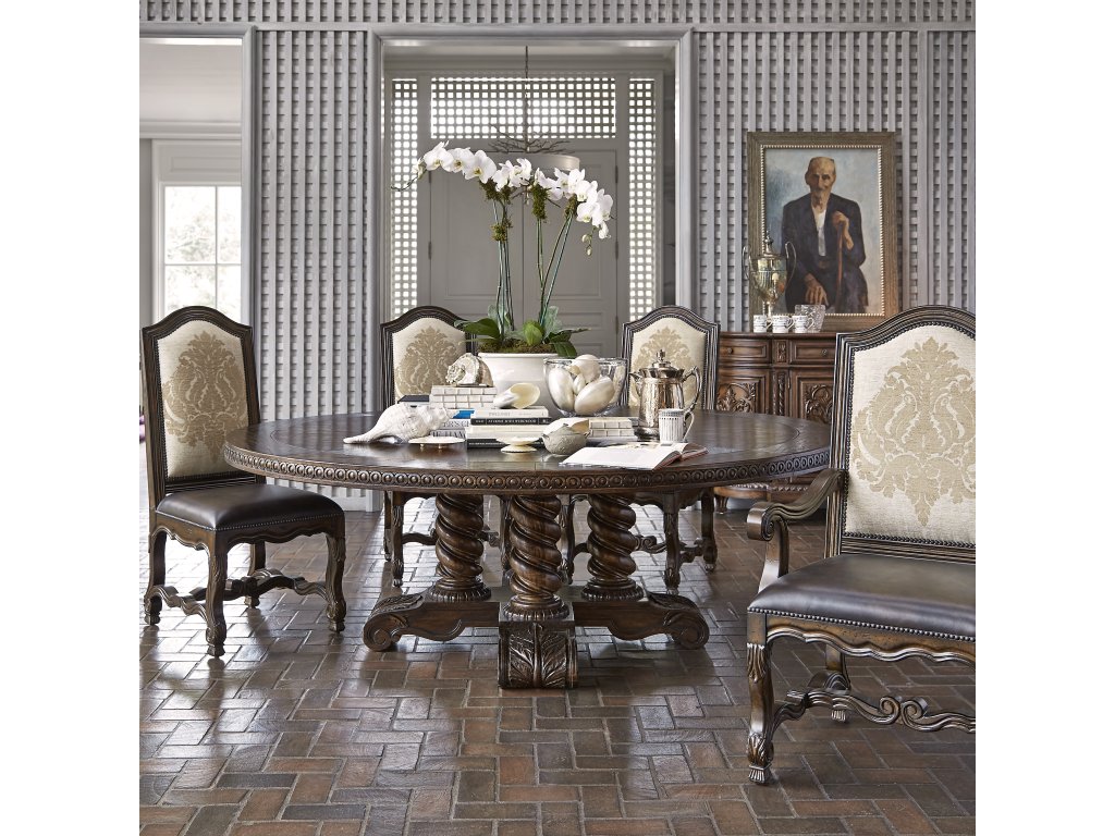 Castilian Round Dining Table - 86" - image 1