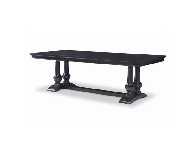 Harvest Dining Table (96") -Rubbed Raven