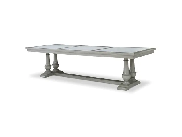 Harvest Dining Table (96") - Ash Grey