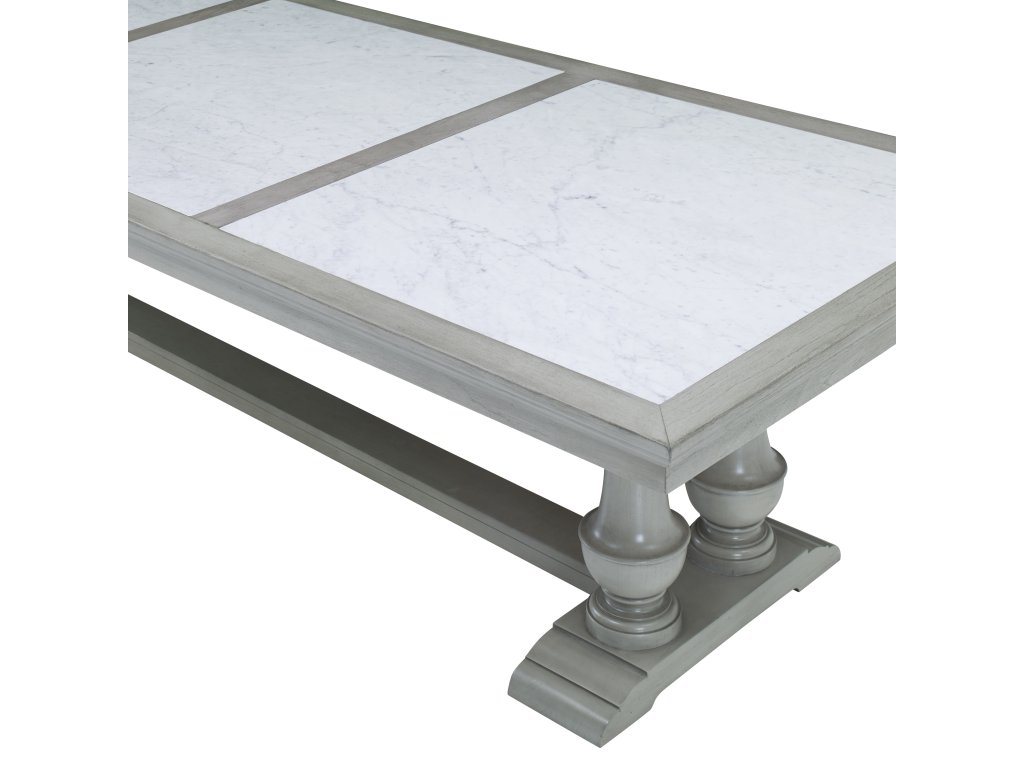 Harvest Dining Table (96") - Ash Grey - image 2