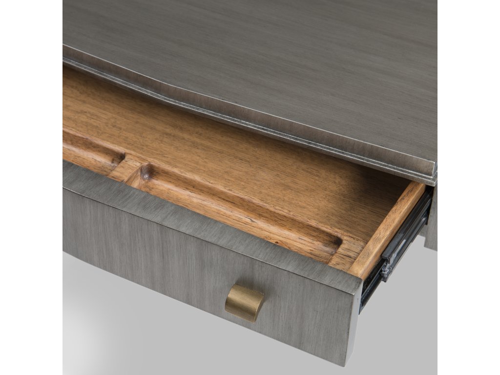 Terrace Writing Desk - Grey - image 4