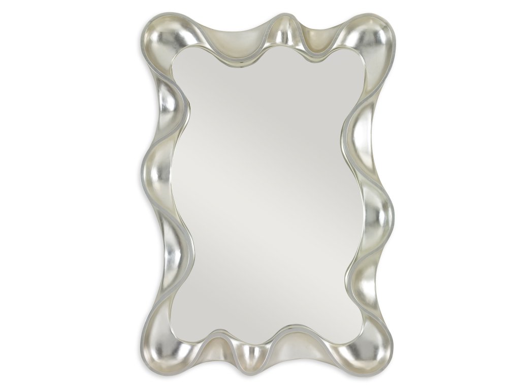 Scalloped Mirror - Silver - main image