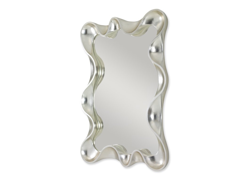 Scalloped Mirror - Silver - image 1