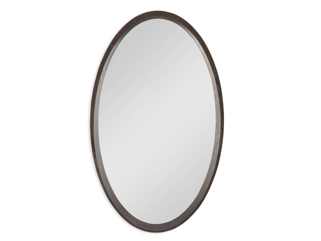 Oval Orbit Mirror - Walnut - main image