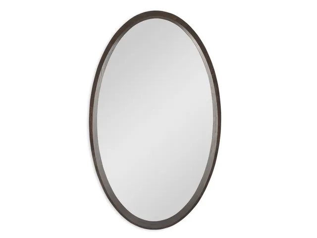 Oval Orbit Mirror - Walnut