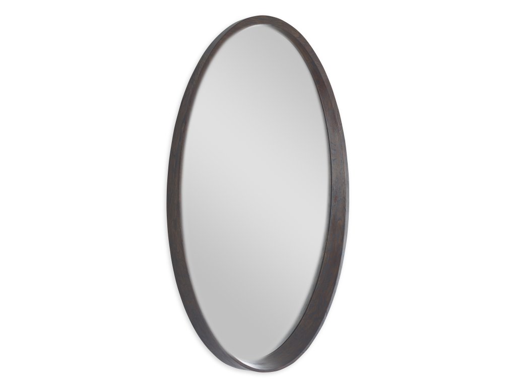 Oval Orbit Mirror - Walnut - image 1