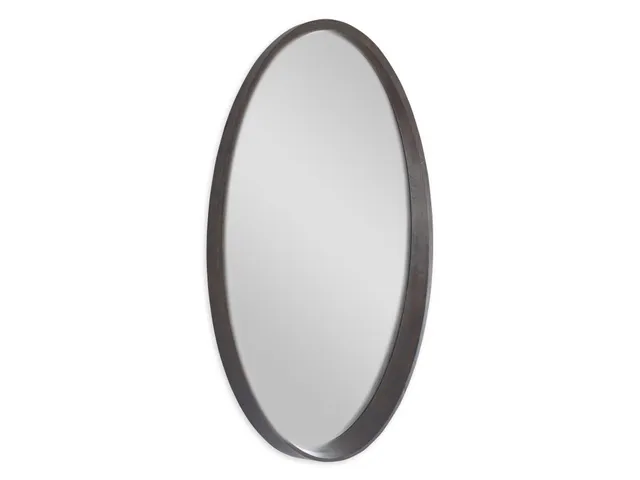 Oval Orbit Mirror - Walnut - Alternative View